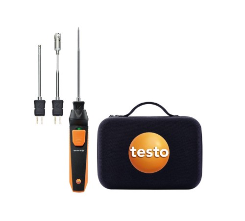 Комплект testo 915i - Термометр со сменными зондами, управляемый со смартфона Комплект testo 915i - Термометр со сменными зондами, управляемый со смартфона